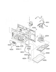 LG Microwave Plate 3300W1A045C