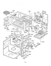 LG Microwave Cushion 3B72244S