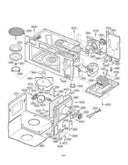 LG Microwave Bracket 4810W1A245A