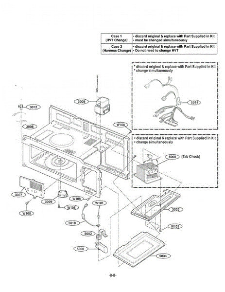 LG Microwave Bracket 4810W1A313A