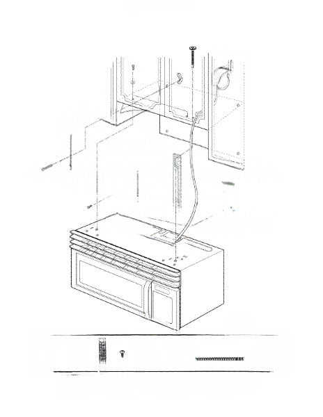 LG Microwave Template 4922W5A058A