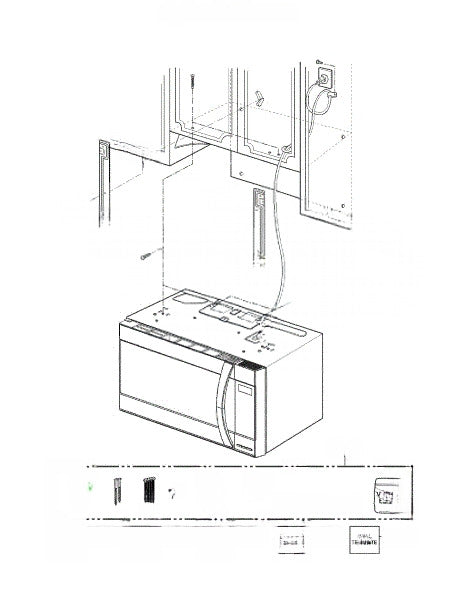 LG Microwave Template 4922W5A061A