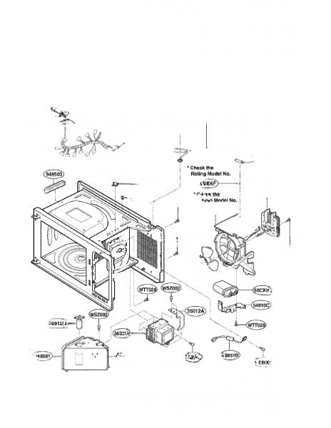 LG Microwave Guide 4974W0A008A