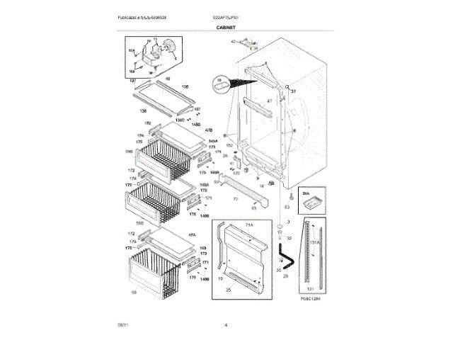 Frigidaire Freezer Channel-Shelf Mtg 297327200