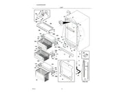 Frigidaire Freezer Gasket 297350900