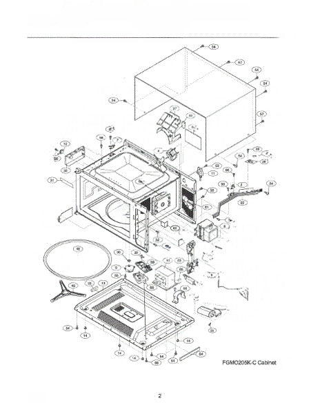 Frigidaire Microwave Transformer 5304479021