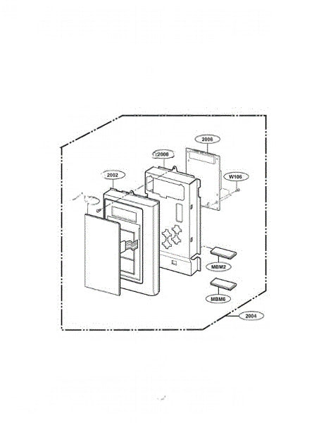 LG Microwave Technical Card 3840W1T012N