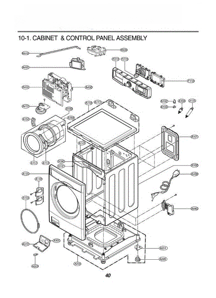 LG Frame Assembly ADV34831501