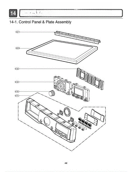 LG Dryer Knob Assembly AEZ34865001