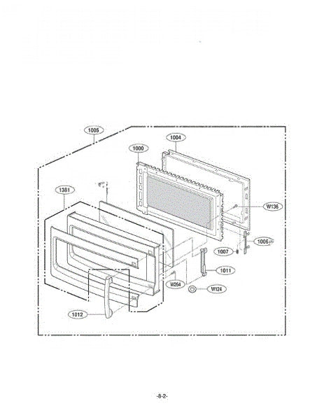 LG Microwave Baffle 4760W1A016A