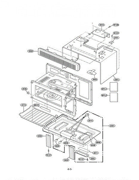 LG Microwave Owners Manual 3828W5A0804