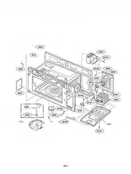 LG Microwave Thermostat 6930W1A003H