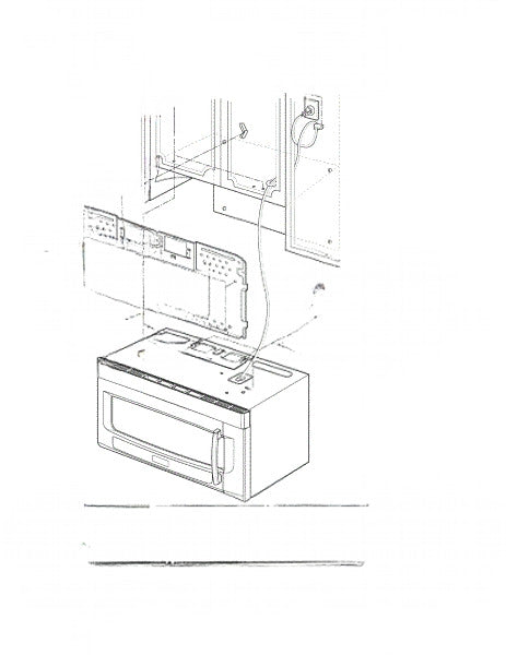 LG Microwave Cooking Guide Label MEZ37728001