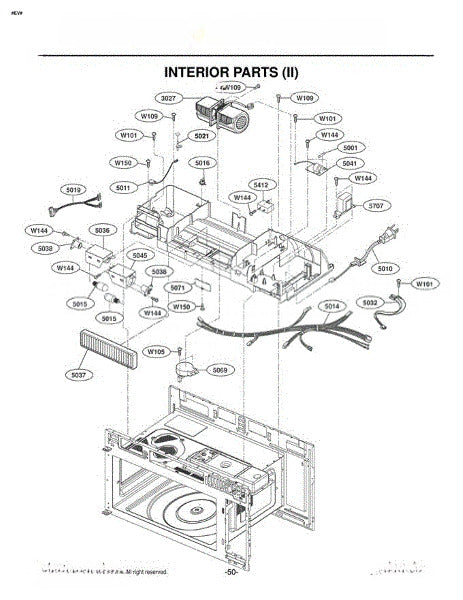 LG Microwave Barrier MAL42585301