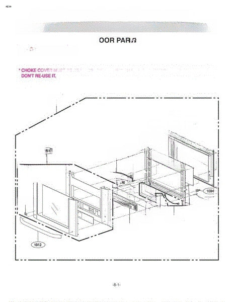 LG Microwave Tape,sealing 3536W1A007G