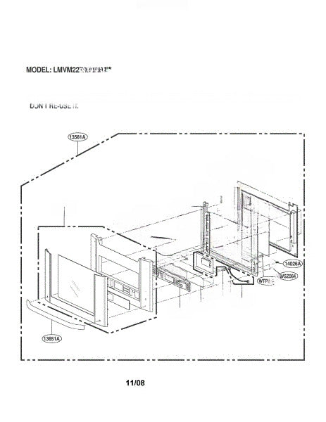 LG Microwave Screw,tapping 1TTL0402616
