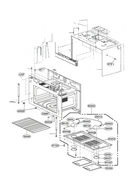 LG Microwave Screw,machine 1MPC0403218