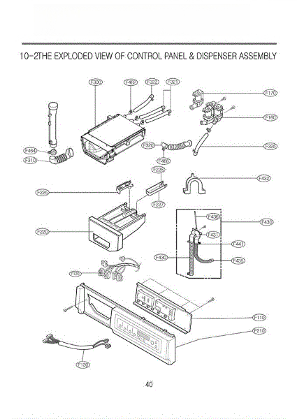 LG Washer/Dryer Combo Cover Cap 5006FR4100A