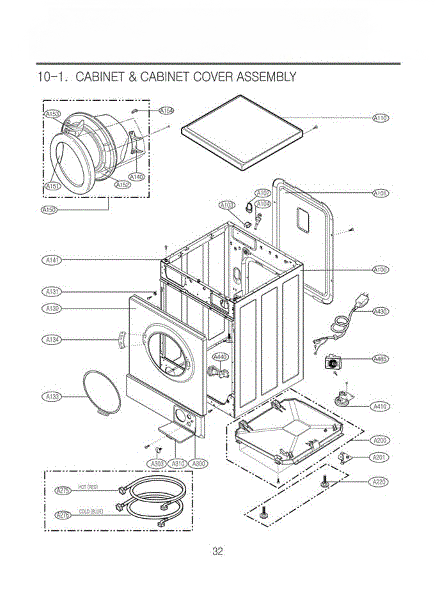 LG Lower Cover 3550ER1014A