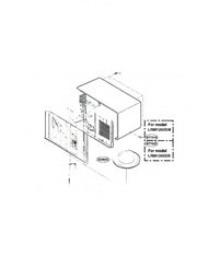 LG Microwave Flat Case 3112W1F054F