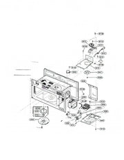 LG Microwave Nut,customized 1NZZW1A004D