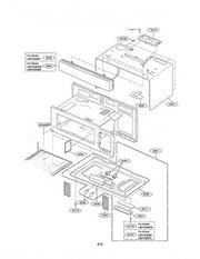 LG Microwave Flat Case MBN42272002