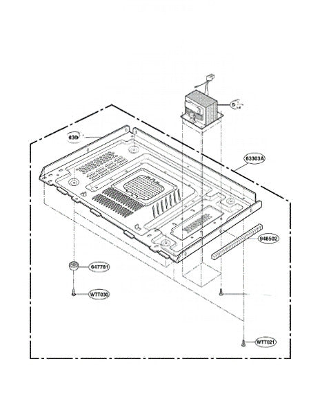 LG Microwave Transformer,high Vol 6170W1D112D