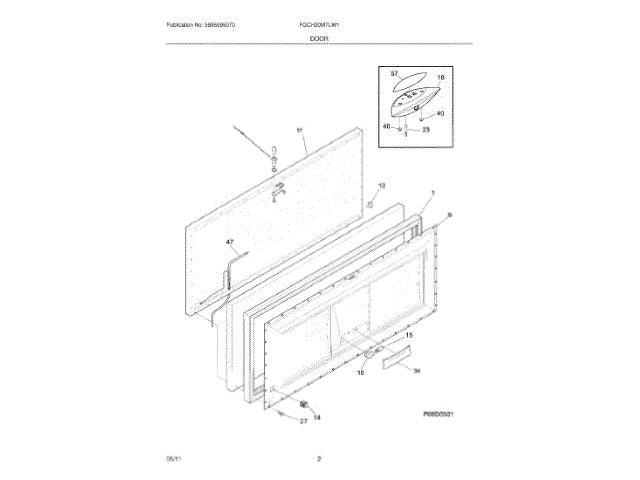 Frigidaire Freezer Insulation 216079300