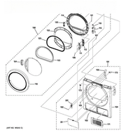 GE Dryer Hinge Guide WH01X10480