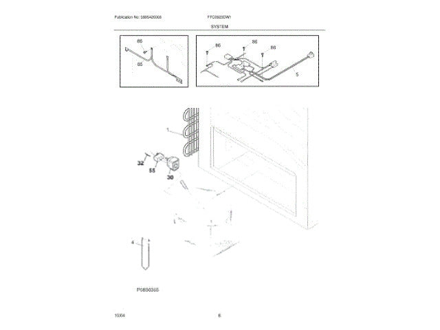 Frigidaire Freezer Harness 297346001