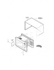 LG Microwave Shelf 5026W1A050D