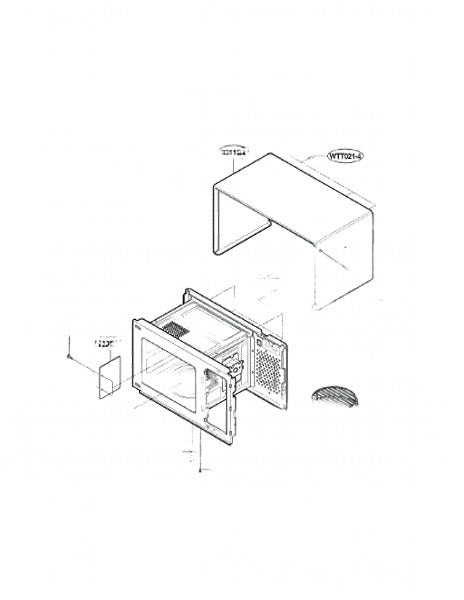 LG Microwave Shelf 5026W1A050D