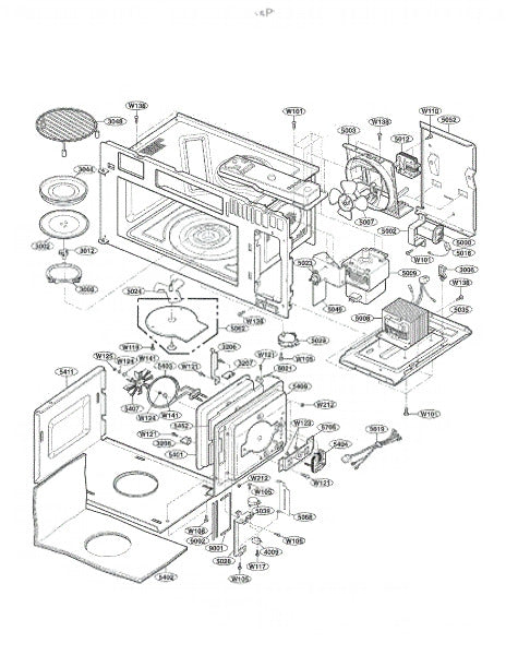 LG Microwave Motor,ac Fan EAU42744408
