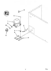 Whirlpool Freezer Brace 3-81556-001
