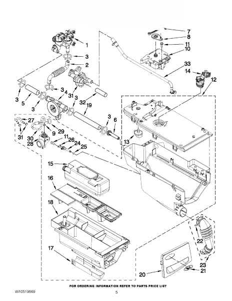 Whirlpool Hose W10538825