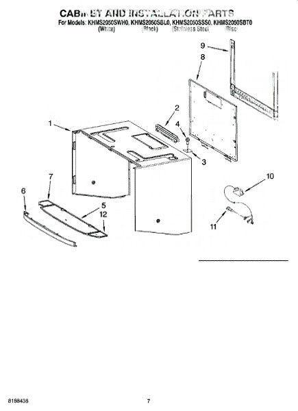Whirlpool Microwave Wire Harness W10470173