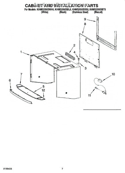 Whirlpool Microwave Wire Harness W10470175