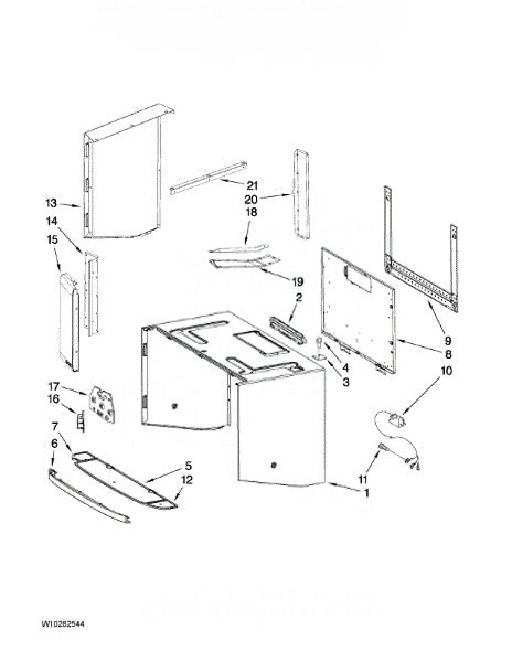 Whirlpool Microwave Wire Harness W10553073