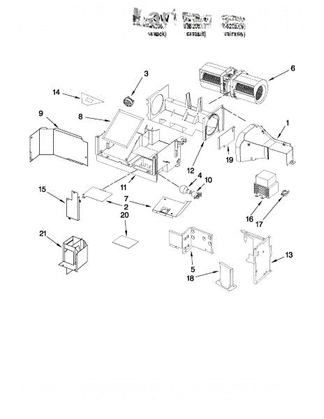 Whirlpool Microwave Brkt-Mount W10640885