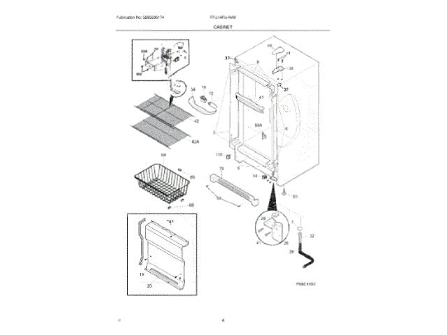 Frigidaire Freezer Basket 5304497655