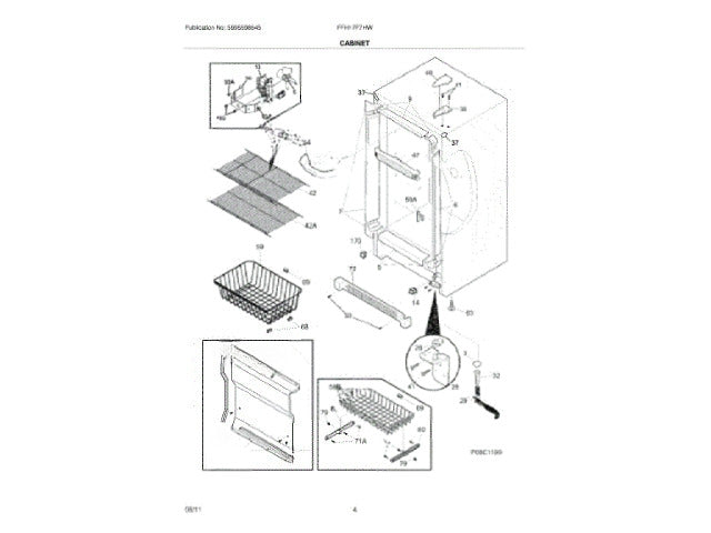 Frigidaire Freezer Basket 5304497659