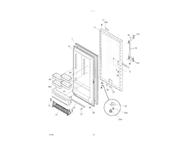 Frigidaire Freezer Bin-Door 297350101