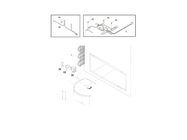 Frigidaire Freezer Compressor Kit W/ E 5304500092