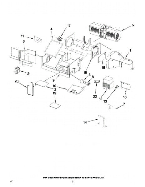 Whirlpool Microwave Fan Motor W10755867