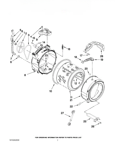 Whirlpool Tub-Outer W10772619