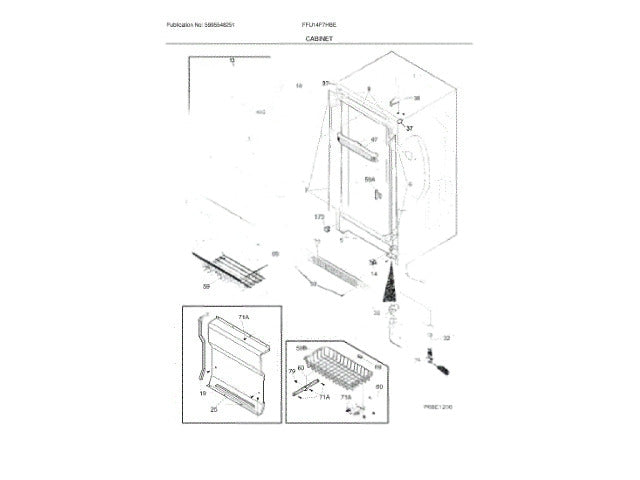 Frigidaire Freezer Trim-Cabinet Corner 297273905