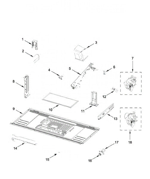 Whirlpool Microwave Plate W10770968
