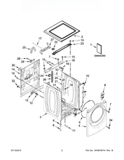 Whirlpool Cover W10854051