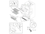GE Freezer Cover Temp Control WR17X23557