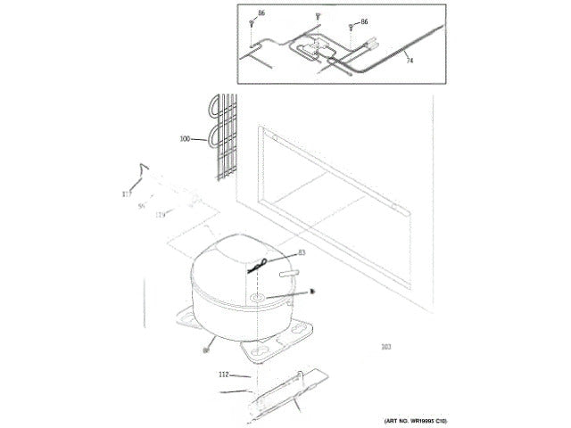 GE Freezer Capacitor-Run WR62X23515